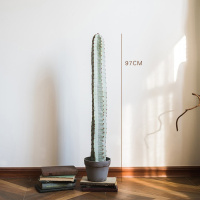 美帮汇仿真大型仙人掌盆景仙人柱墨西哥天轮柱装饰摆件落地 Cereus秘鲁天轮柱97cm