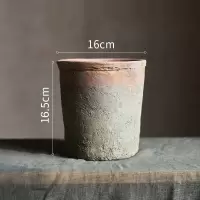 美帮汇自然生长青苔红陶花盆经典素朴日式风格种植器皿杂货花园 R 大
