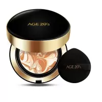 [韩国进口]爱敬AGE20's精华粉底霜粉底/遮瑕修护水光气垫BB霜12.5g*2 新款-遮瑕黑盒13#亮肤色带替换装