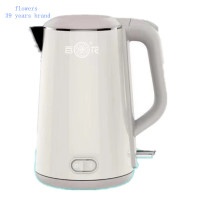 百花 (BAIHUA) 180GD电水壶 304无缝底不锈钢电热水壶 1.8L具备保温功能