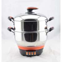 长星电热锅小康34cm抗干烧 油炸不断电