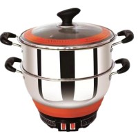 长星多功能电热锅2.6L 26电火锅抗干烧 油炸不断电