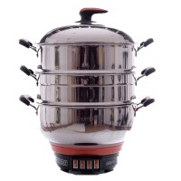 长星多功能不锈钢电热锅小康系列34cm型号YLDG-34