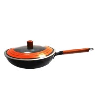 长星无涂层铸铁炒锅34cm