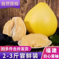 福建白心蜜柚2-3斤新鲜水果白肉柚子