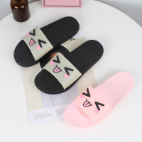 2018女夏季新款凉拖卡通可爱笑脸居家浴室内防滑凉拖鞋外穿沙滩鞋