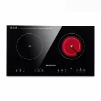 按键(740*420) 志高(CHIGO) 电磁炉双灶家用电陶炉双头电磁炉嵌入式台式一电一陶电磁灶不挑锅大功率电池炉电灶
