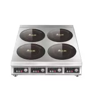 3000W*4 煲仔炉 志高(CHIGO)商用电磁炉大功率多头炉灶饭店酒店用锡纸花甲六眼商业煲仔炉双眼四头电灶台定制商品