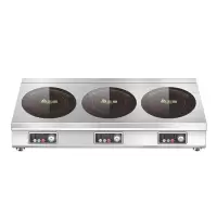 3000W*3 煲仔炉 志高(CHIGO)商用电磁炉大功率多头炉灶饭店酒店用锡纸花甲六眼商业煲仔炉双眼四头电灶台定制商品
