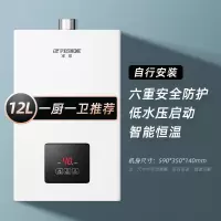 12L智能恒温+低水压启动. 液化石 半球恒温煤气天燃气热水器家用洗澡液化气天然气煤电强排式12升16定制商品