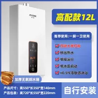 12升典雅白+四键高清大屏+智能2k 半球恒温煤气天燃气热水器家用洗澡液化气天然气煤电强排式12升16定制商品