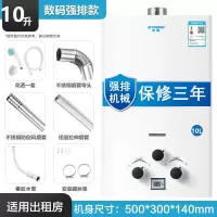 10升插电机械强排款 天然气 半球燃气热水器电家用天然气恒温煤气定制商品