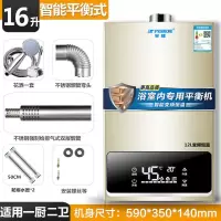 平衡式16升+浴室专用+上门安装 可装浴室 天然气 半球燃气热水器电家用天然气恒温煤气定制商品