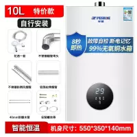 10升普通款+智能恒温+ 天然气 半球家用燃气即热式热水器天然气12L升恒温强排式16L升浴室煤气定制商品