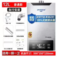 12升增压款+低水压使用+ 内置增压泵+大 液化 半球家用燃气即热式热水器天然气12L升恒温强排式16L升浴室煤气