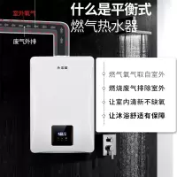 [可浴室内安装]变频智控恒温防CO中毒-10升 罐装液化气(煤气20Y) 志高(CHIGO) 热水器 平衡式燃气热水器