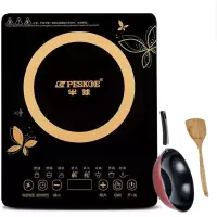 套(3)炒锅+锅铲 半球(Peskoe)电磁炉家用火锅炉多功能触摸电池炉套装电磁灶2200W大功率定制商品