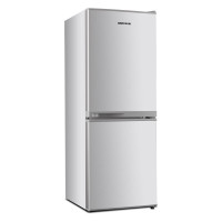 146D拉丝银 奥克斯 (AUX) 双门冰箱家用电冰箱两门小型双开门冰箱 节能保鲜冰箱定制商品