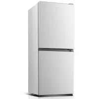 146升 银色 奥克斯(AUX) 双门冰箱小型电冰箱 冷藏冷冻 迷你双开门冰箱家用租房宿舍节能保鲜
