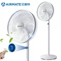 白色 7页遥控 艾美特(AIRMATE)七页大风量电风扇落地扇智能遥控预约定时立式风扇家用节能宿舍摇头办公室风扇
