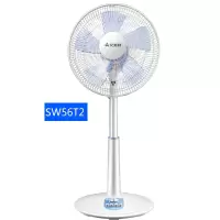 白色手控款 艾美特家用电风扇办公升降扇台式落地扇机械摇头台立电扇