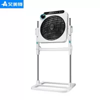 白色遥控款 艾美特电风扇立式升降转页扇家用落地扇机械式鸿运扇易拆洗12吋