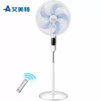 5叶白色 艾美特(AIRMATE)电风扇落地扇遥控立式风扇家用办公室风扇