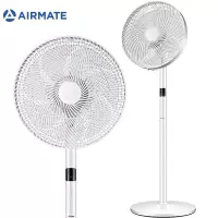 直流变频款 艾美特(Airmate)七叶通风落地扇/家用直流变频/节能低噪风扇/32档调速定时遥控电风扇