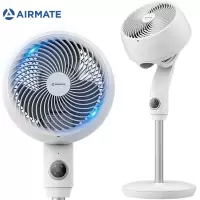 艾美特 AIRMATE 电风扇/空气循环扇/遥控落地扇/家用四季扇 负离子净化节能低噪8档风速