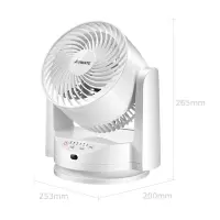 艾美特(AIRMATE)空气循环扇家用遥控电风扇小型台式6吋涡轮对流风扇