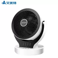 黑色 艾美特(Airmate)电风扇家用遥控小型桌面宿舍台式空气循环扇办公室涡轮对流迷你风扇