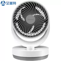 白色机械款 艾美特(Airmate)空气循环扇 办公室360度台式小电风扇