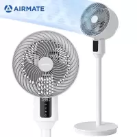 艾美特(Airmate)新品空气循环扇/ 直流变频落地扇/ 24档调速定时家用遥控电风扇