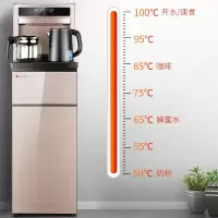 免安装香槟色(冰热) 志高CHIGO智能立式饮水机冷热家用节能特价办公室下置水桶全自动制冷茶吧机
