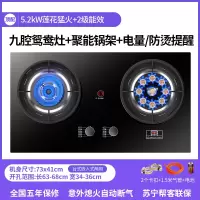 顶配聚能九腔电显防烫 天然气 志高煤气灶双灶燃气灶家用嵌入式天然气灶台式液化气灶猛火灶炉具