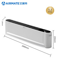 艾美特(AIRMATE)踢脚线取暖器移动地暖家用电暖器电暖气/暖风机家用电暖气片 WD22-R17