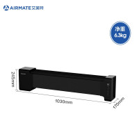 艾美特(AIRMATE)踢脚线取暖器移动地暖家用电暖器电暖气家用电暖气片 AIR6
