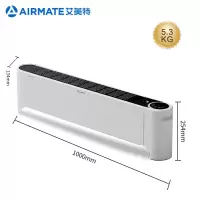 艾美特(Airmate)家用智能遥控踢脚线取暖器移动地暖电暖气电暖器 防烫IP24防水节能速热暖风机 WD22-R17(