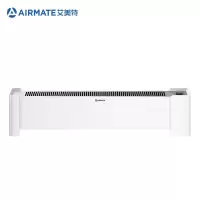 艾美特(Airmate)踢脚线取暖器/家用智能电暖器/遥控防水移动地暖/ 智能加湿WD22-R17 白色机械旋钮款