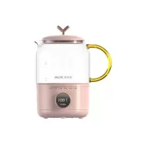 奥克斯mini养生壶家用多功能办公室迷你小型全自动加厚玻璃煮茶壶煮茶器便携养身花茶壶 落樱粉(带过滤网)