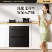 康宝 Canbo 消毒柜家用 消毒柜嵌入式 消毒碗柜 厨房餐具碗筷二星级高温 负离子杀菌 婴儿奶瓶 XDZ100-EF1
