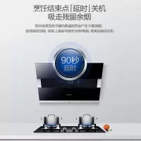 万和 (Vanward)19立方大吸力400Pa风压侧吸式一级能效节能宽频拢烟酷黑屏厨房家用抽油烟机 CXW-238-J