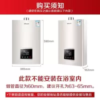 万和(Vanward)16升燃气热水器 家用天然气 三重防冻 水气双调 精控恒温 [热水器金榜]变频节能550J16 天
