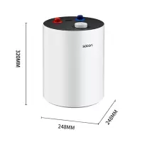帅康(Sacon)6升储水即热式小厨宝 1500W节能速热 多重防护电热水器(上出水)DSF-6Z(S) [厨宝]6L大