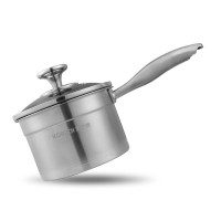 康巴赫304不锈钢奶锅小火锅泡面锅煮面小汤锅16cm燃气电磁炉通用