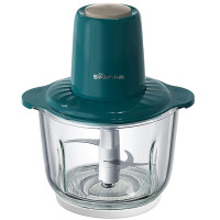 小熊绞肉机家用电动多功能绞馅机小型全自动绞菜机搅肉机料理机 [6秒低噪速绞]2L加厚玻璃杯单刀