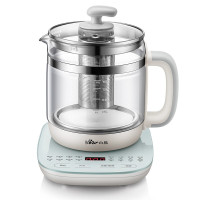 小熊(Bear)养生壶 热水壶煮茶器煮茶壶电水壶电热水壶烧水壶多功能保温花茶壶 1.5升容量丨全触屏调控丨8h自动保温