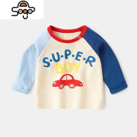 宝宝T恤男童长袖春秋衣服女童上衣秋款1岁婴儿打底衫儿童秋装 七色王国