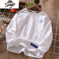 男童长袖T恤春秋季中大童2022新款百搭休闲印花儿童打底衫潮 七色王国