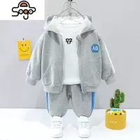 男童装秋款三件套装婴儿童小孩运动衣服男宝宝秋装0-1-2-3岁外套 七色王国